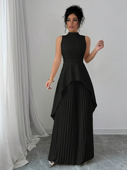 Urban Grace Pleated Pants Ensemble