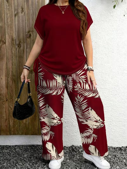 Elegant Wide-Leg Co-Ord Set