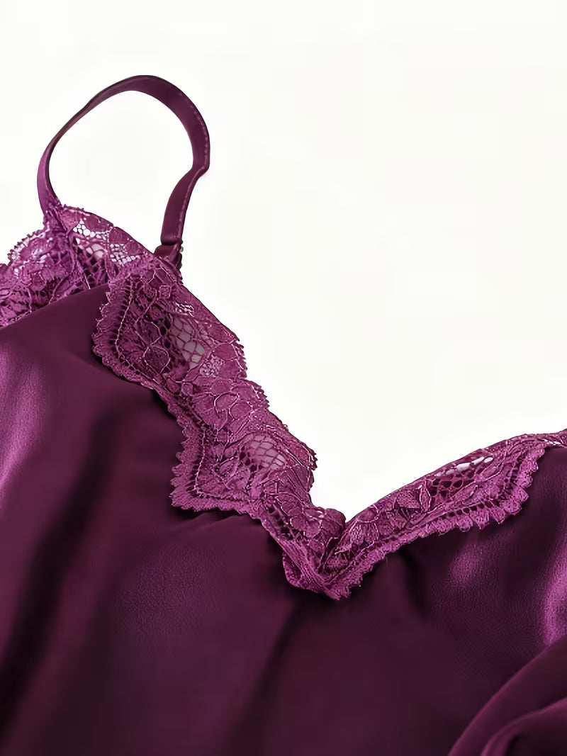Women's Luxe Satin 3-Piece Sleepwear Set