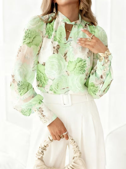 Women's Sophisticated Floral Outfit Set