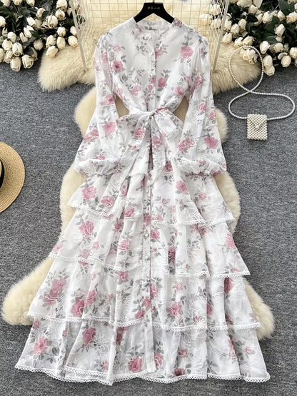 Women's Premium Lace Maxi Dress