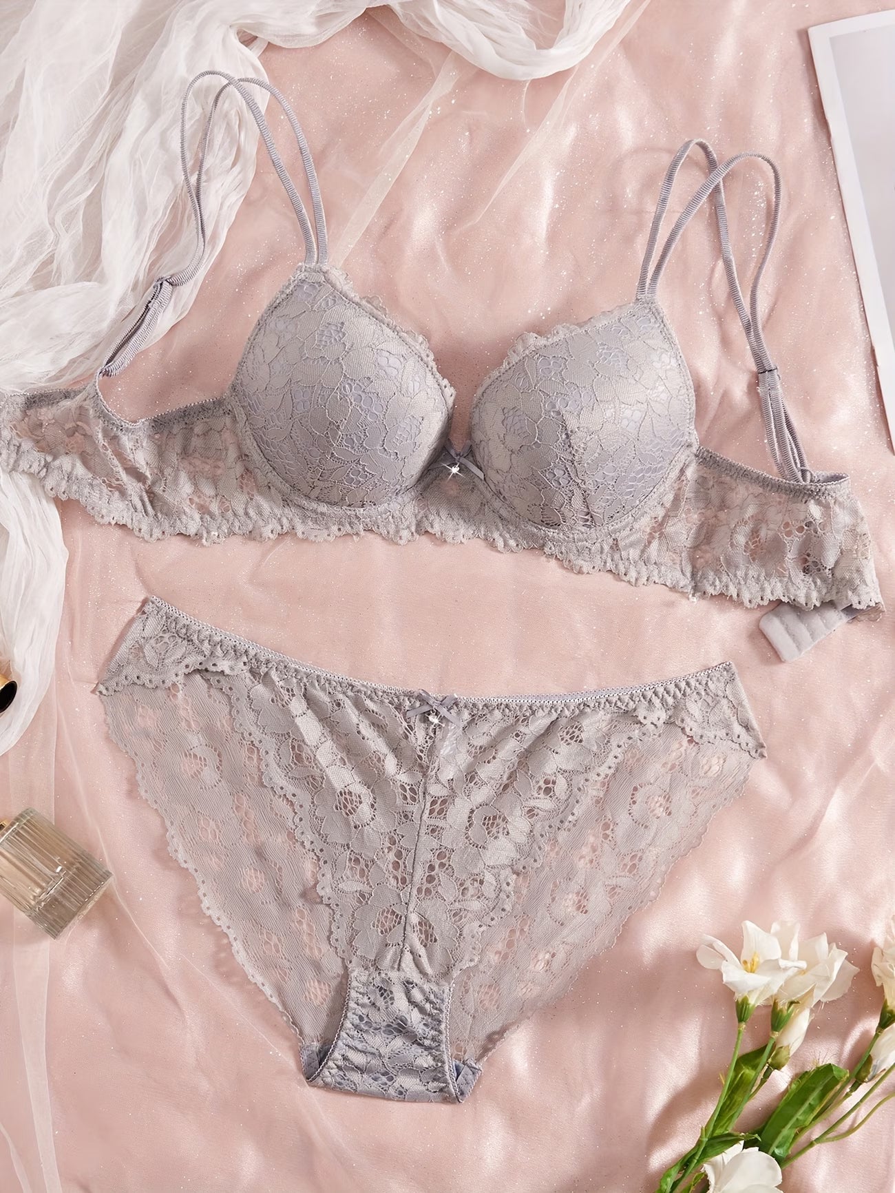 Pack of 6 Women’s Lace Lingerie Set