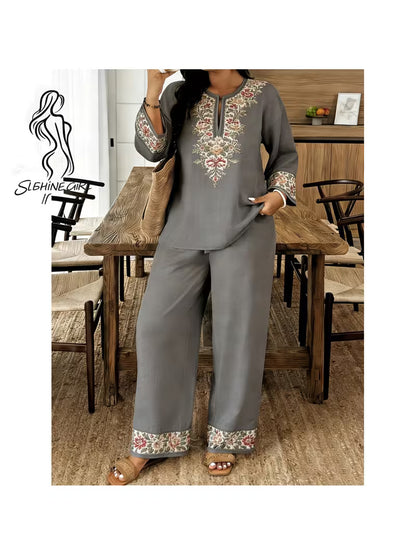 Women’s Elegant Embroidered Kurta Pant Set