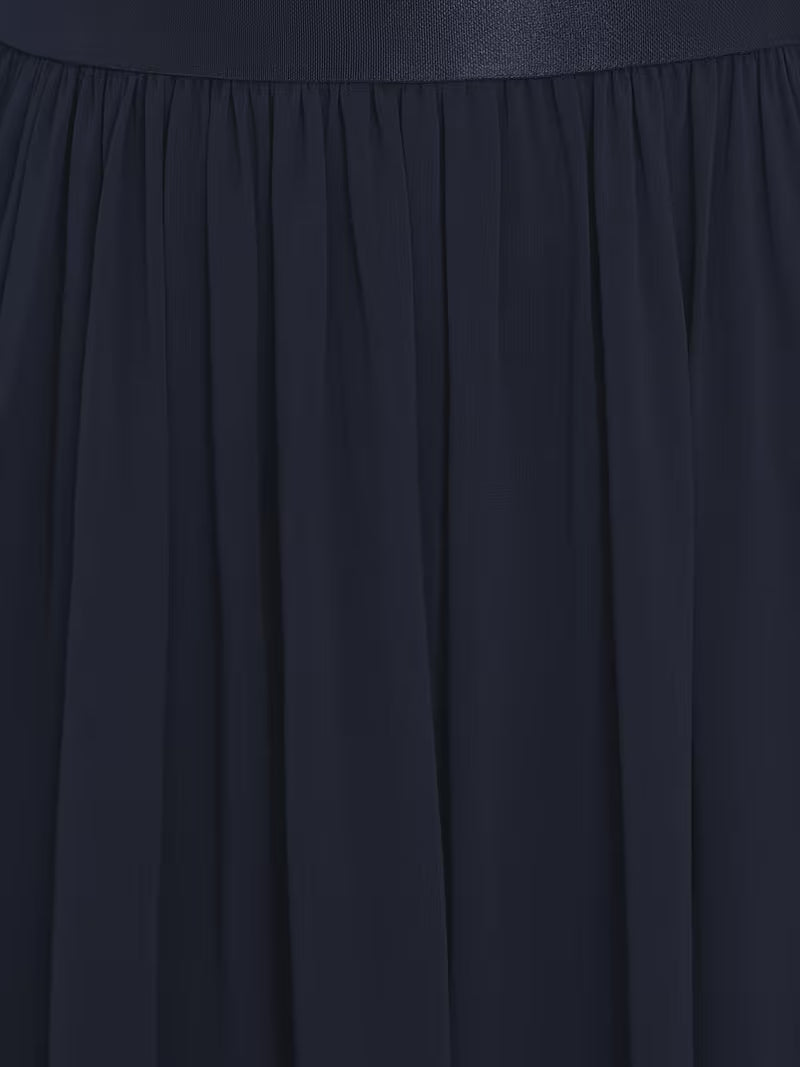Women's Lace Round Neck Maxi Dress | Formal Party Wear