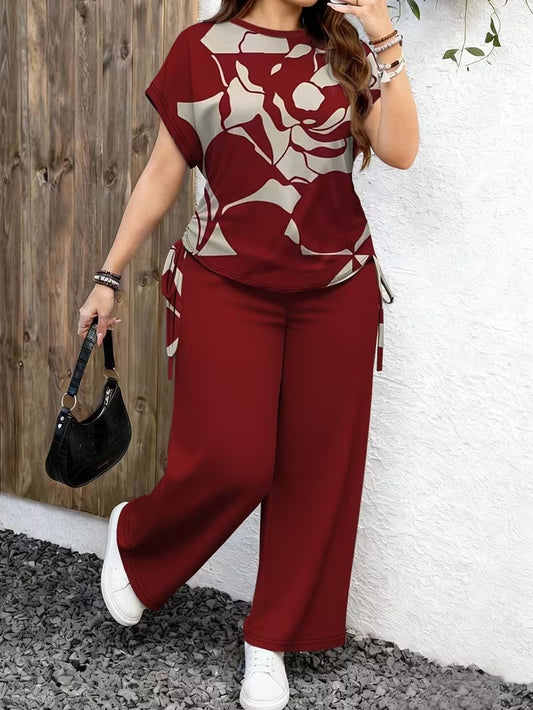 Elegant Wide-Leg Co-Ord Set