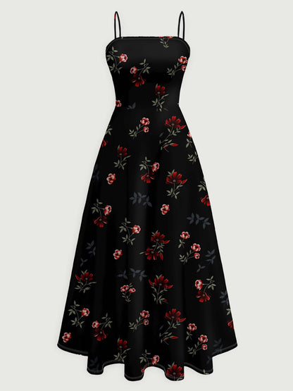 Red Rose Garden Dress Set