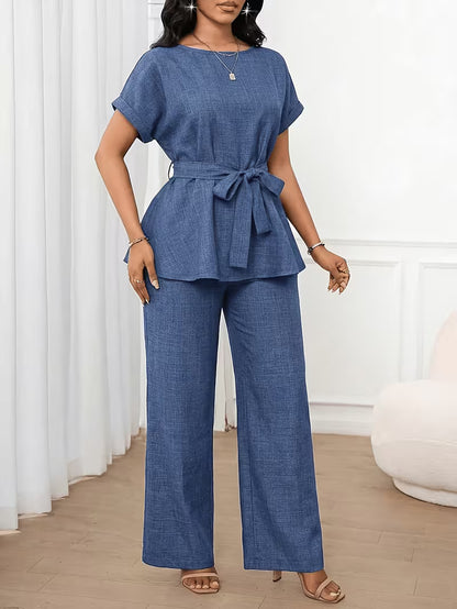 Women's Premium Embroidered Denim Co-Ord Set