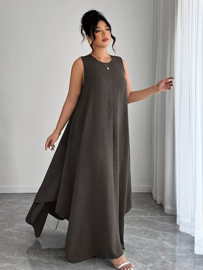 Elegant Tie-Belt A-Line Dress💖