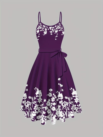 Long Sleeve Round Neck Top with Belt Bow Detail & Matching Skirt | Stylish Spring/Summer Party & Occasion Wear for Women
