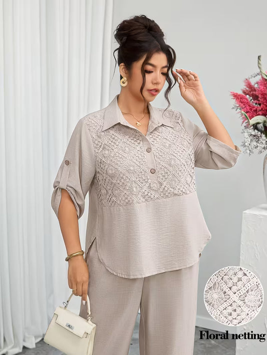 Women's Printed Relaxed Fit Outfit Set