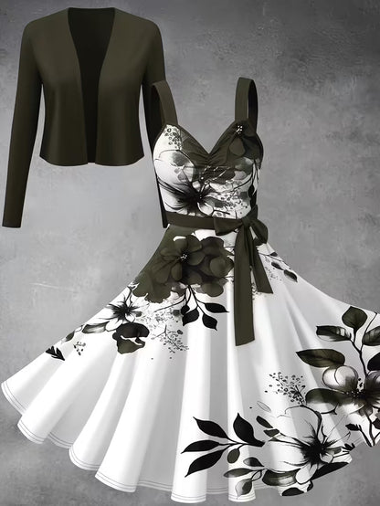Luxe Grace Two-Piece Maxi Skirt Set