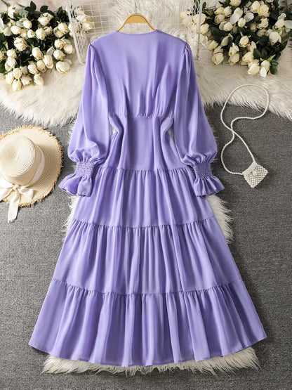 Women's Premium Lace Maxi Dress