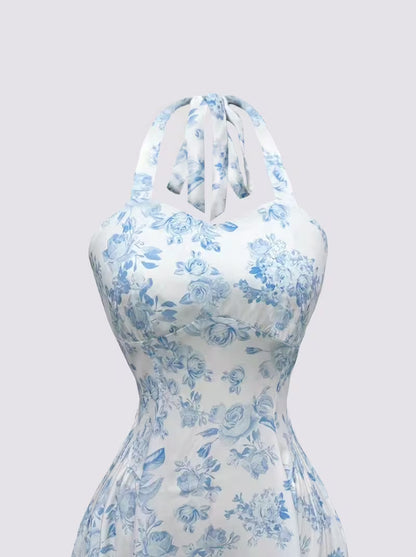 Women's Elegant Halter Top & Skirt