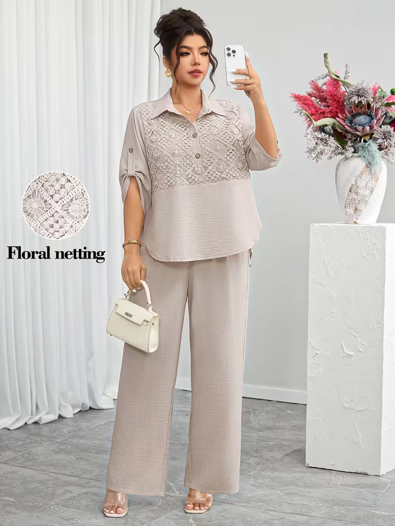 Women's Printed Relaxed Fit Outfit Set