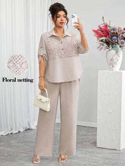 Women's Printed Relaxed Fit Outfit Set