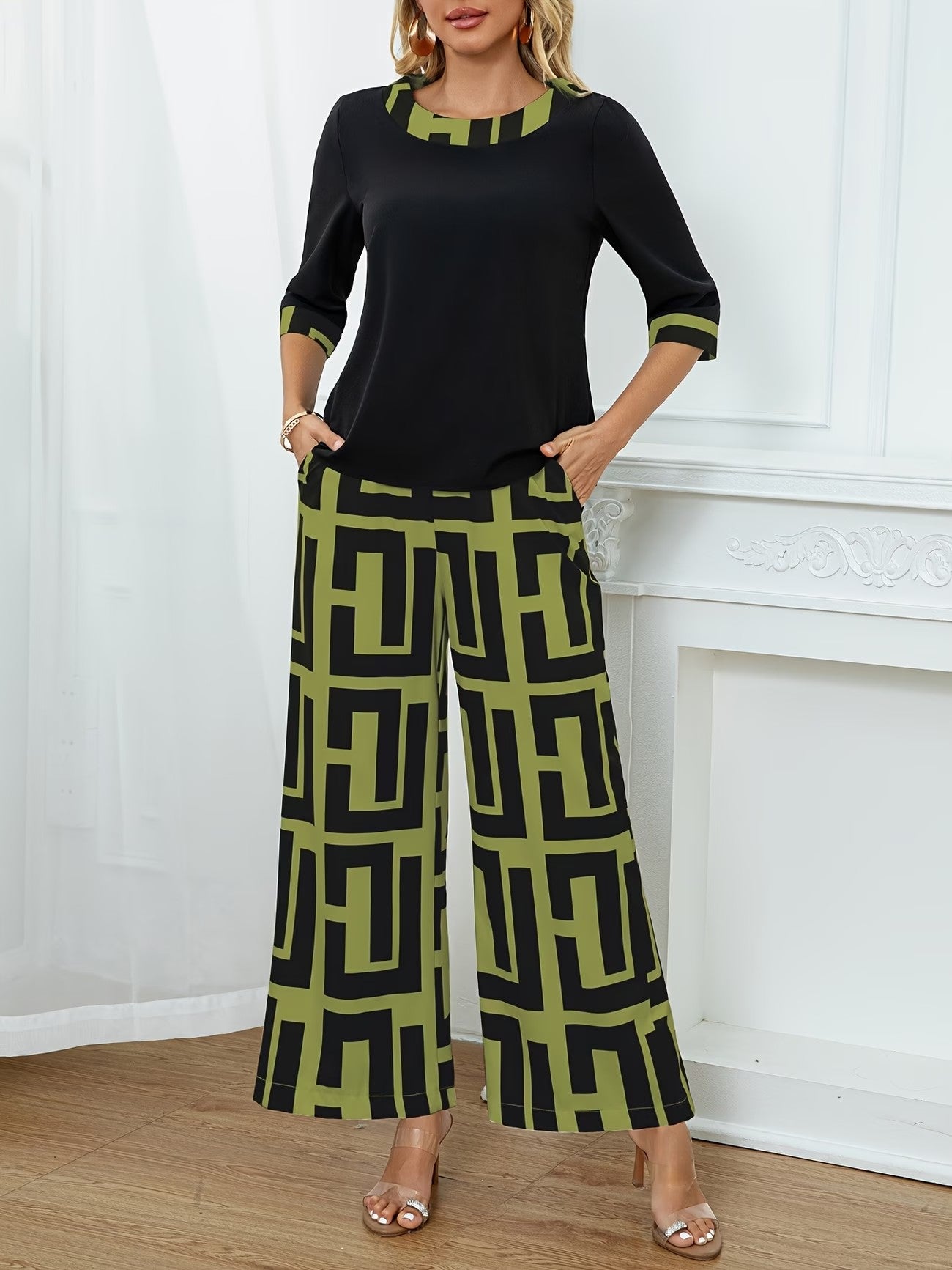 Stylish Wide Leg Set