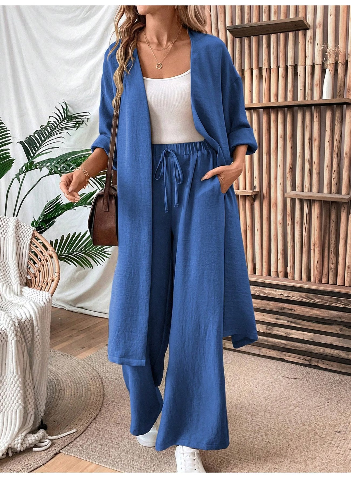 Women’s Stylish 3-Piece Shirt Pant Set