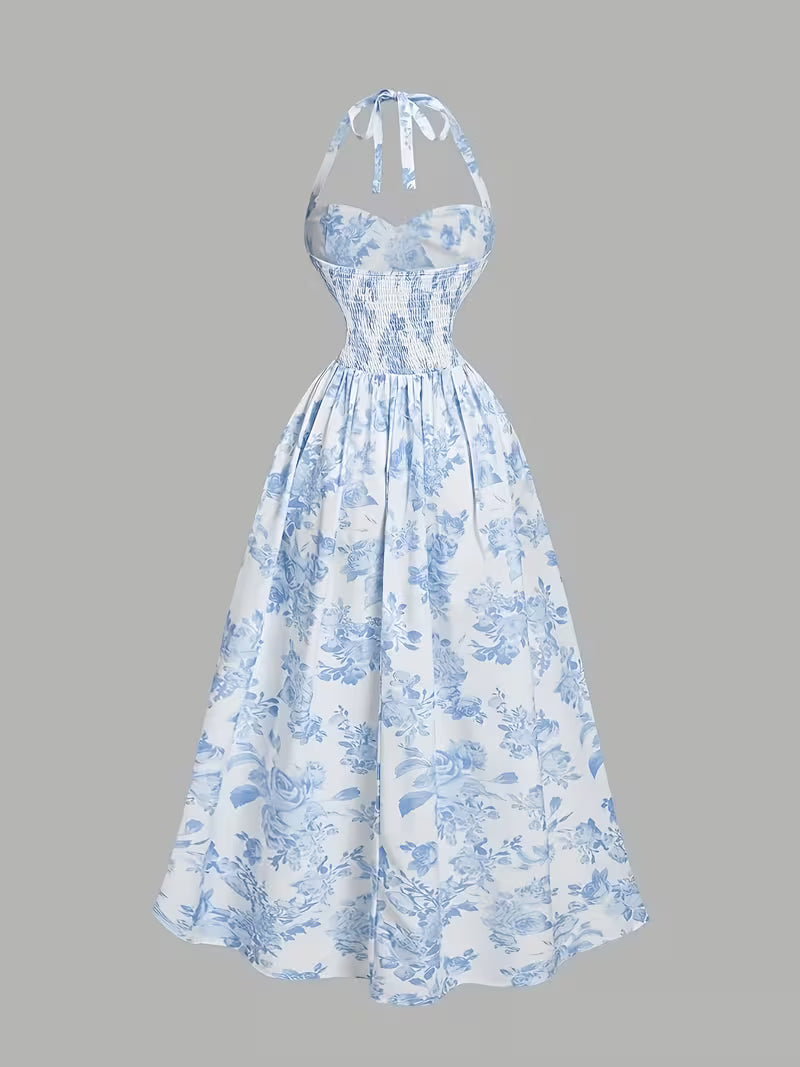 Women's Elegant Halter Top & Skirt