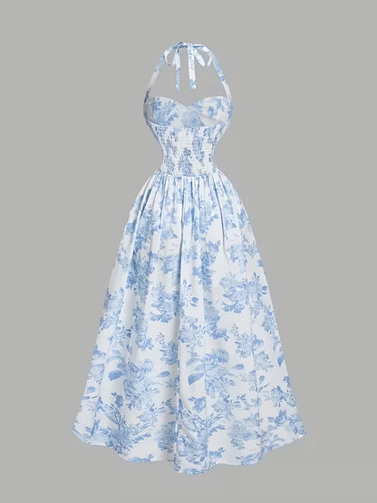 Women's Elegant Halter Top & Skirt
