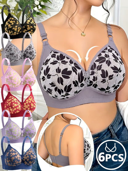 Pack of 6 Women’s Lace Lingerie Set