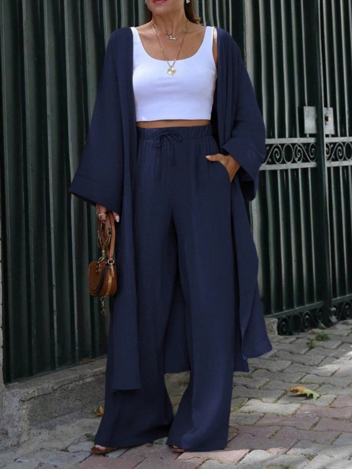 Women’s Stylish 3-Piece Shirt Pant Set