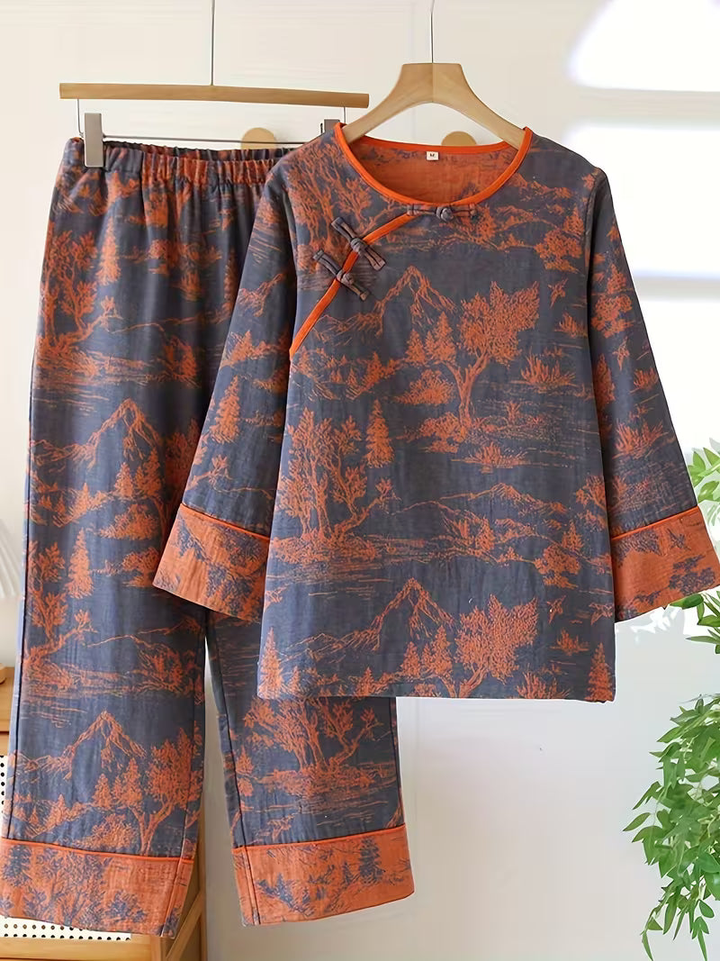 Women’s Floral Printed Casual Set