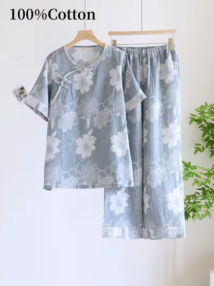 Women’s Floral Printed Casual Set