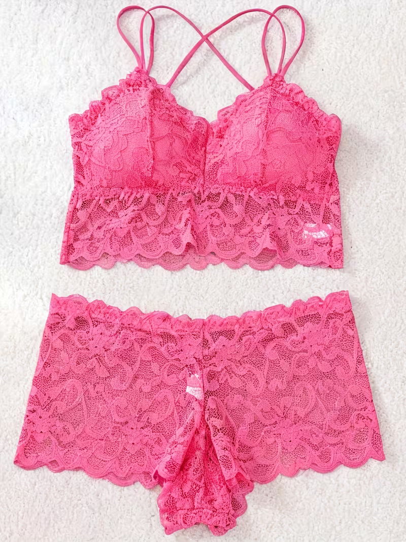 Pack of 5 Women's Bra & Panty Set – Soft Comfortable Everyday Lingerie Combo