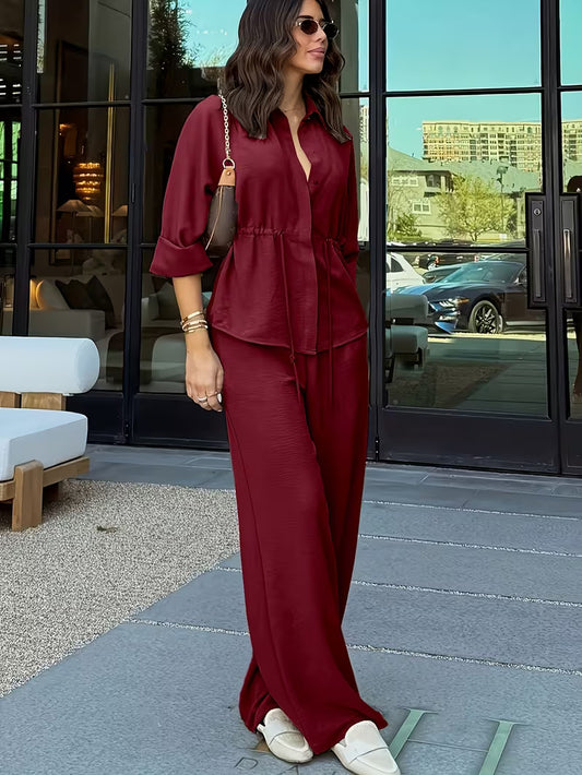 GraceFlow Women's Two-Piece Co-ord Set