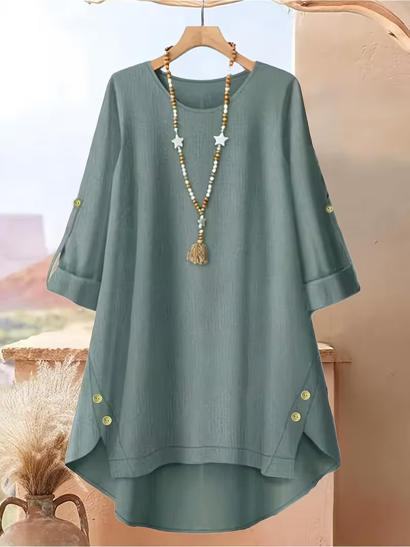 Women’s Relaxed Tunic & Printed Pants Set