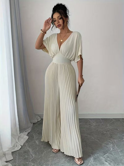 Scarlet Grace Pleated Jumpsuit