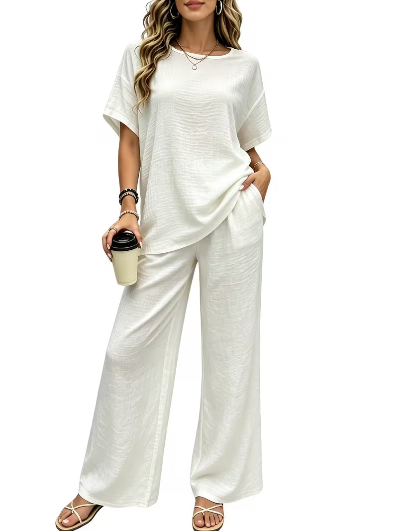 Pack of 3 Women’s Casual T-Shirt & Pant Sets