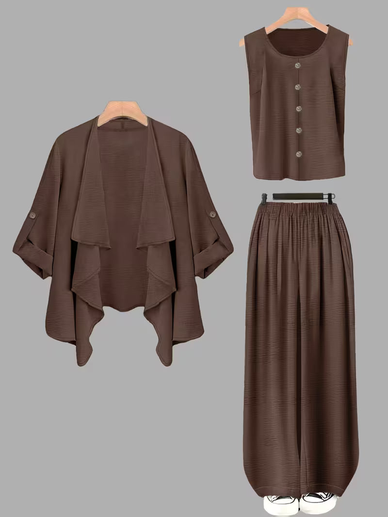 Women's Premium Relaxed Fit 3-Piece Set
