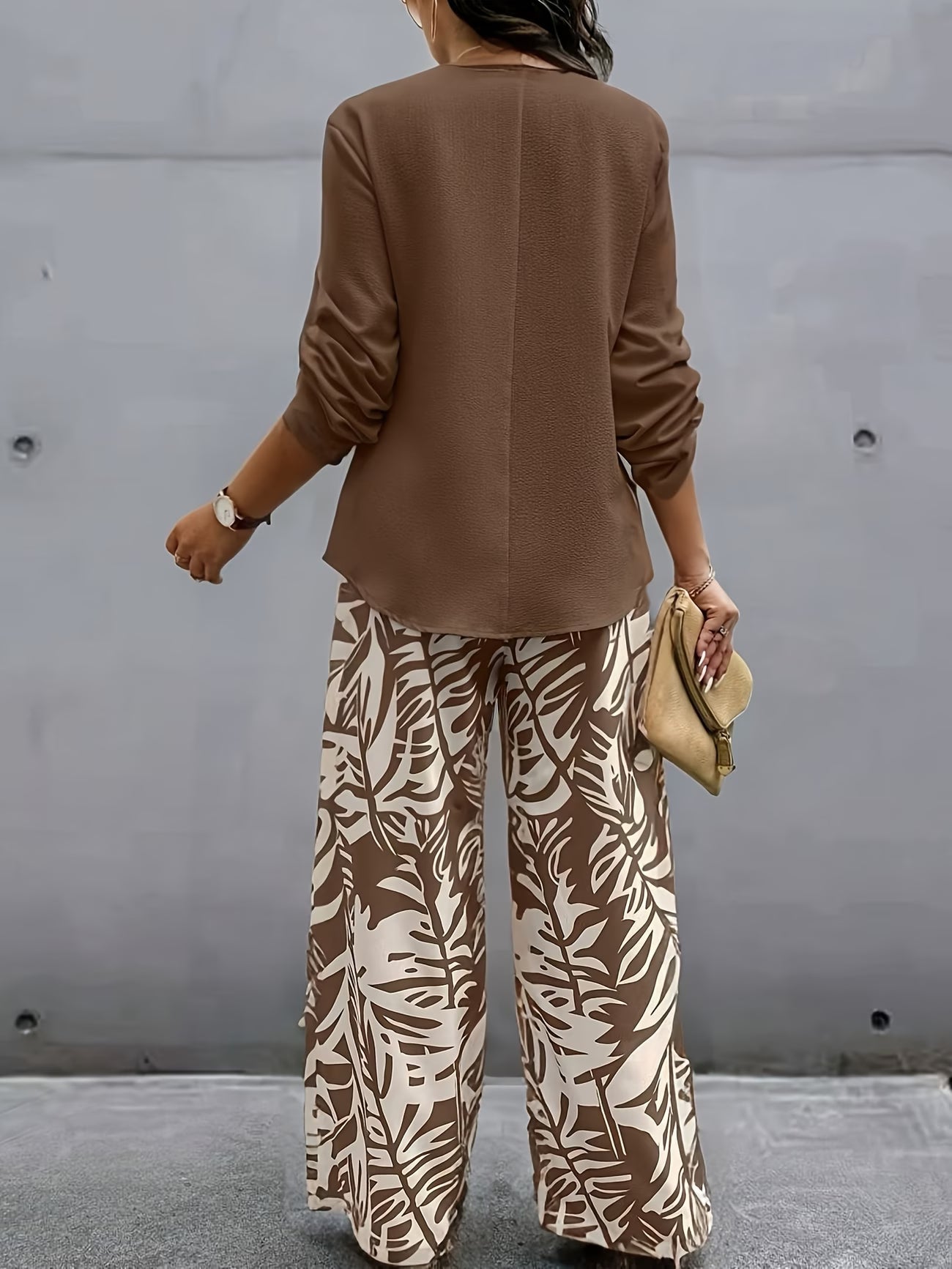 Refined Spring Luxe Pullover & Trouser Co-Ord Set