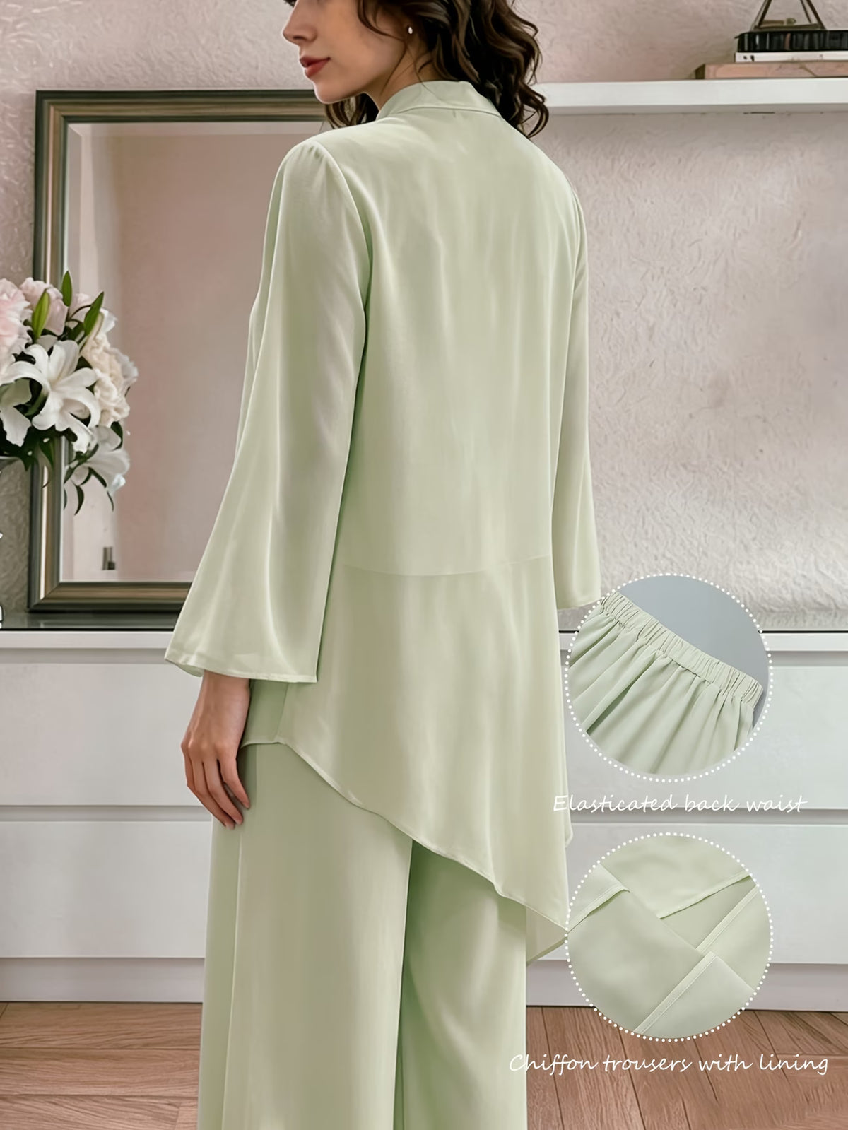 Women’s Asymmetrical Kurta Pant Set