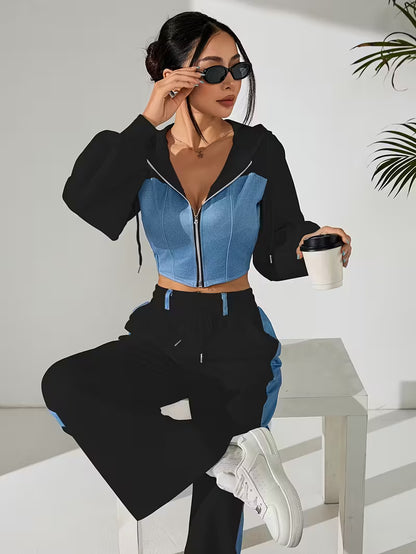 Women's Premium Contrast Outfit Set