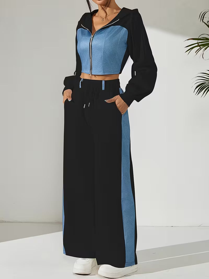 Women's Premium Contrast Outfit Set