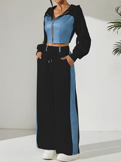 Women's Premium Contrast Outfit Set