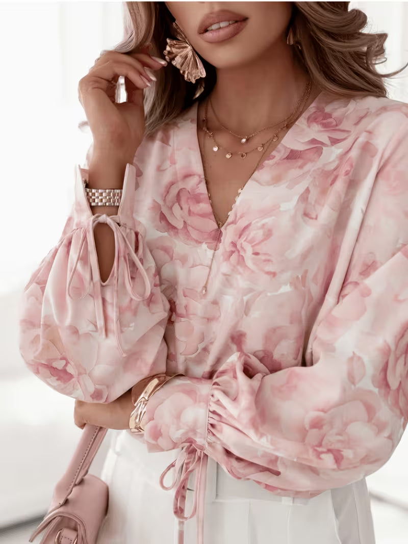 Women's Sophisticated Floral Outfit Set