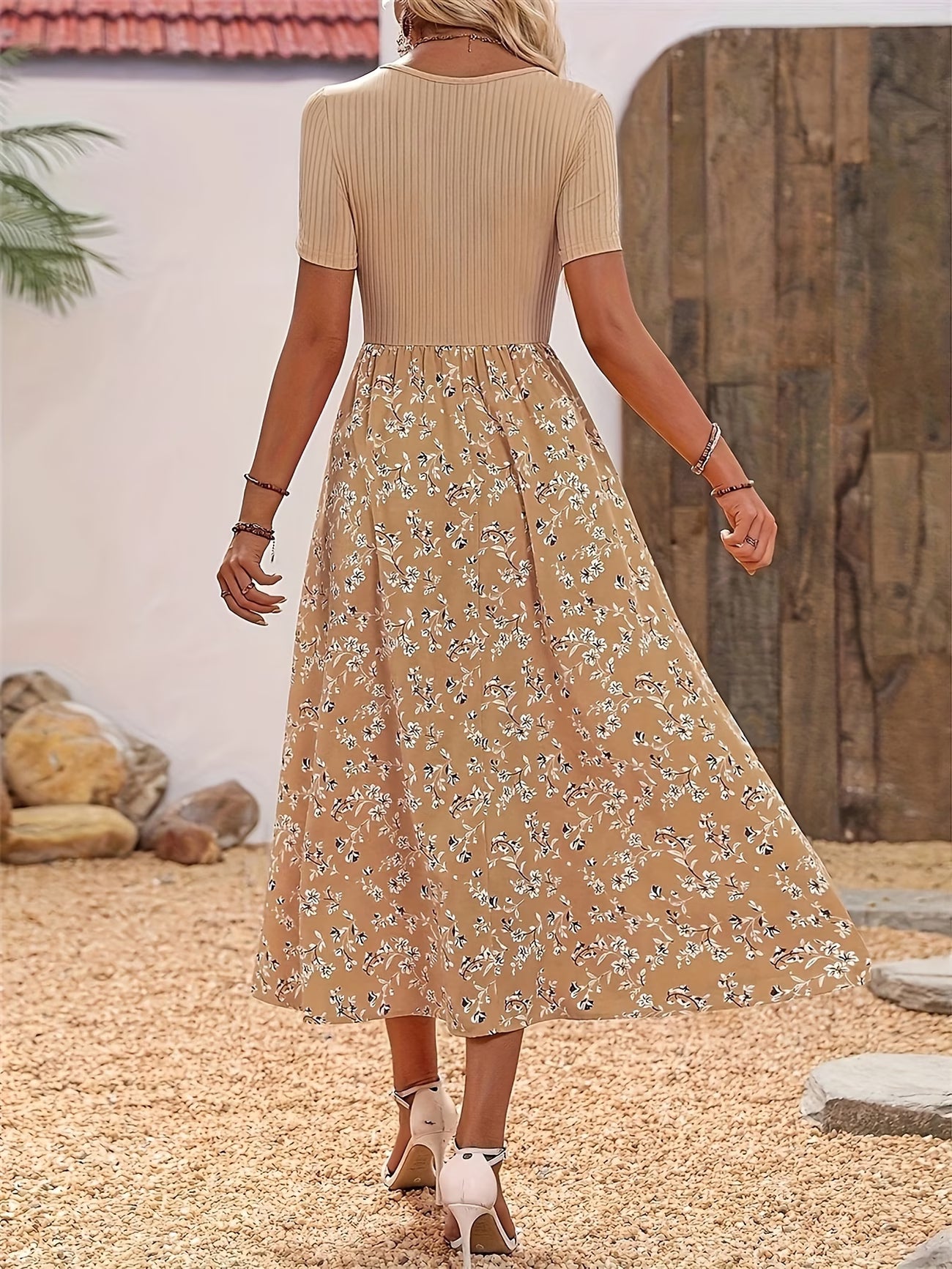 Women's Premium Printed Crop Top & Maxi Skirt Set