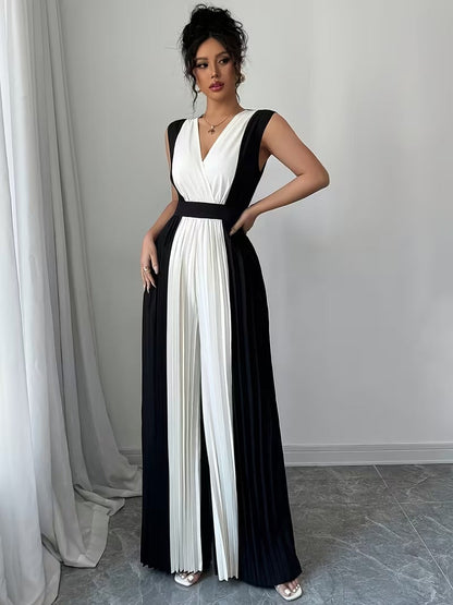Scarlet Grace Pleated Jumpsuit
