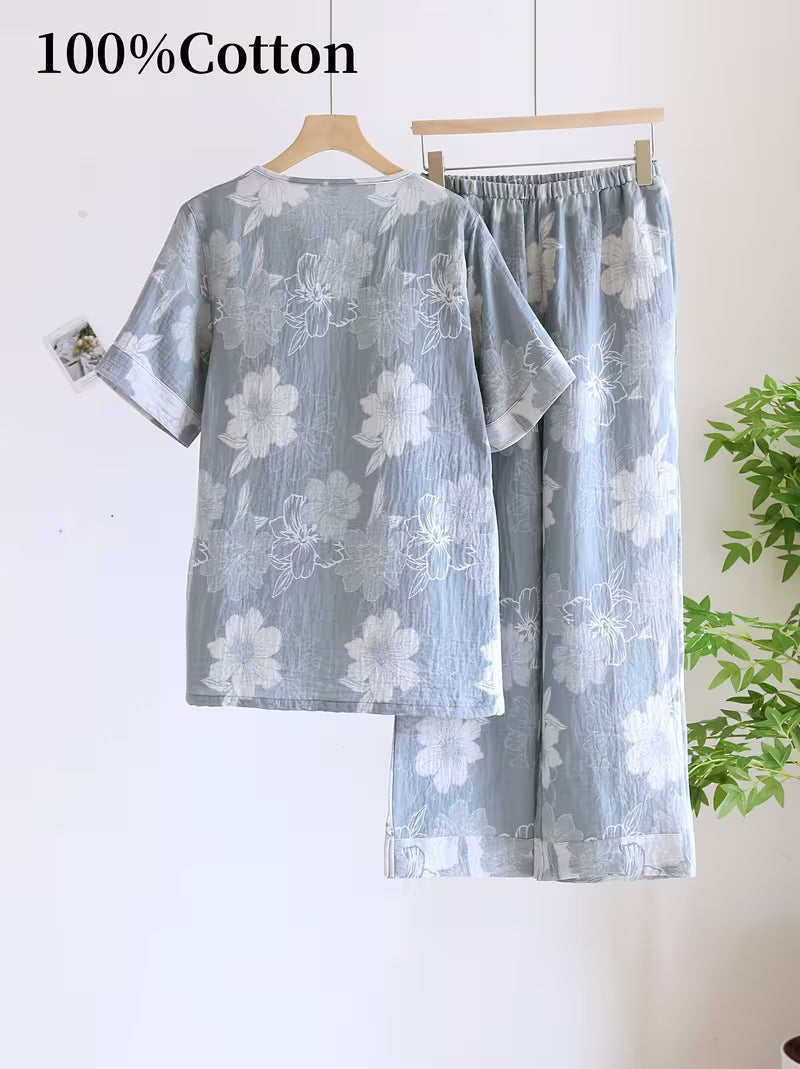 Women’s Floral Printed Casual Set
