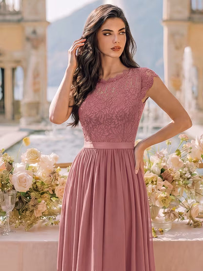 Women's Wedding Event Sequined Evening Gown