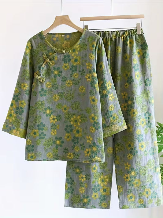 Women’s Floral Printed Casual Set