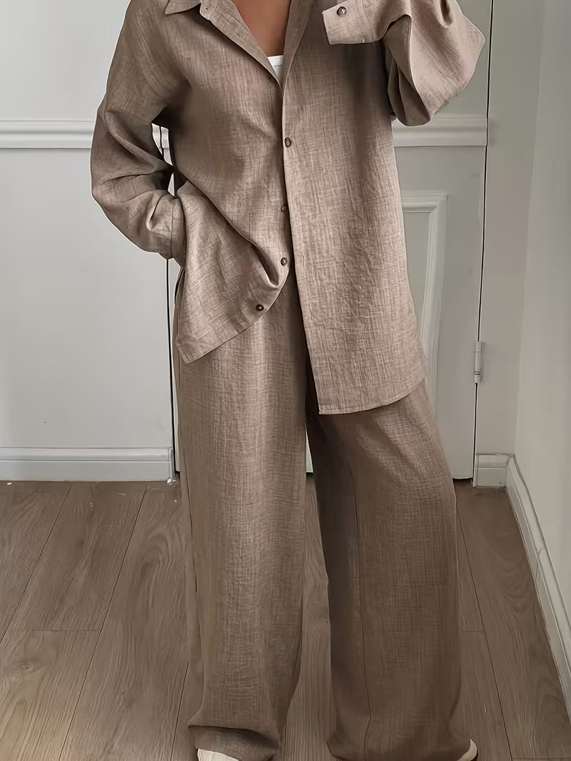 Women’s Stylish 3-Piece Shirt Pant Set