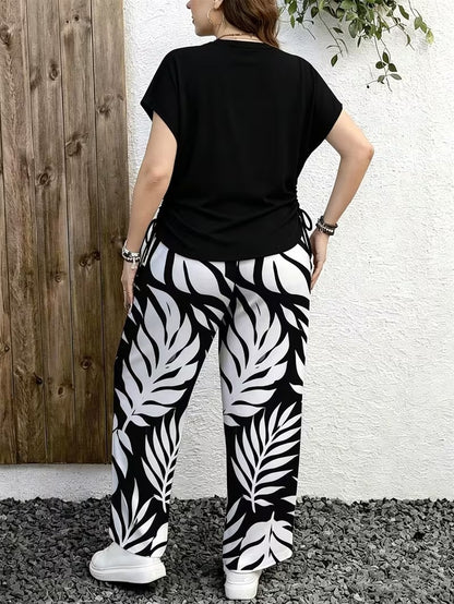 Elegant Wide-Leg Co-Ord Set