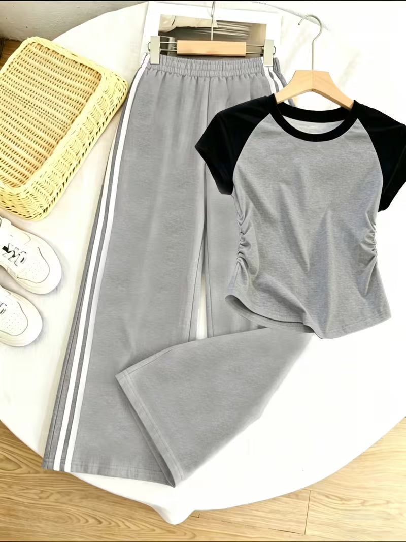 Women's Premium Contrast Outfit Set