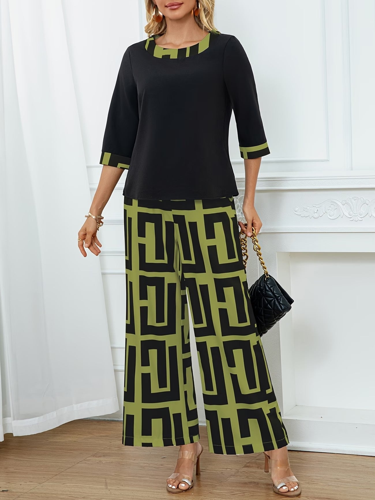 Stylish Wide Leg Set