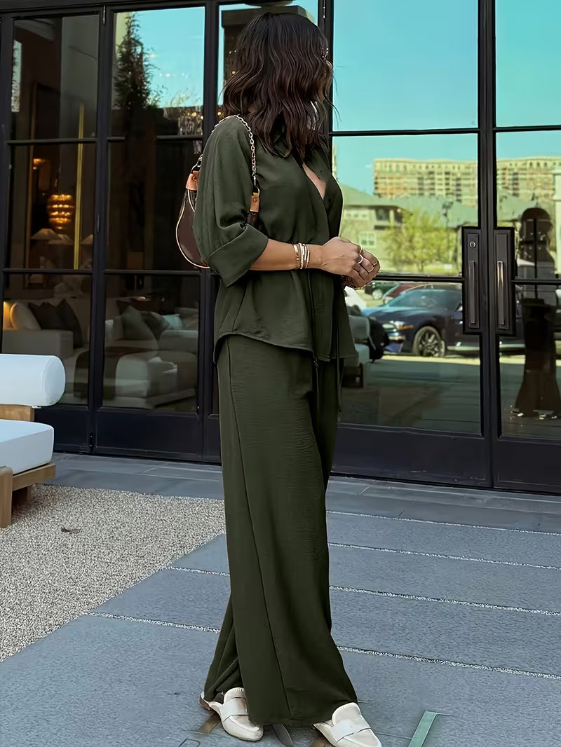 GraceFlow Women's Two-Piece Co-ord Set