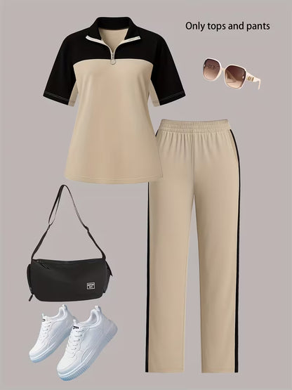 Women's Premium Contrast Outfit Set